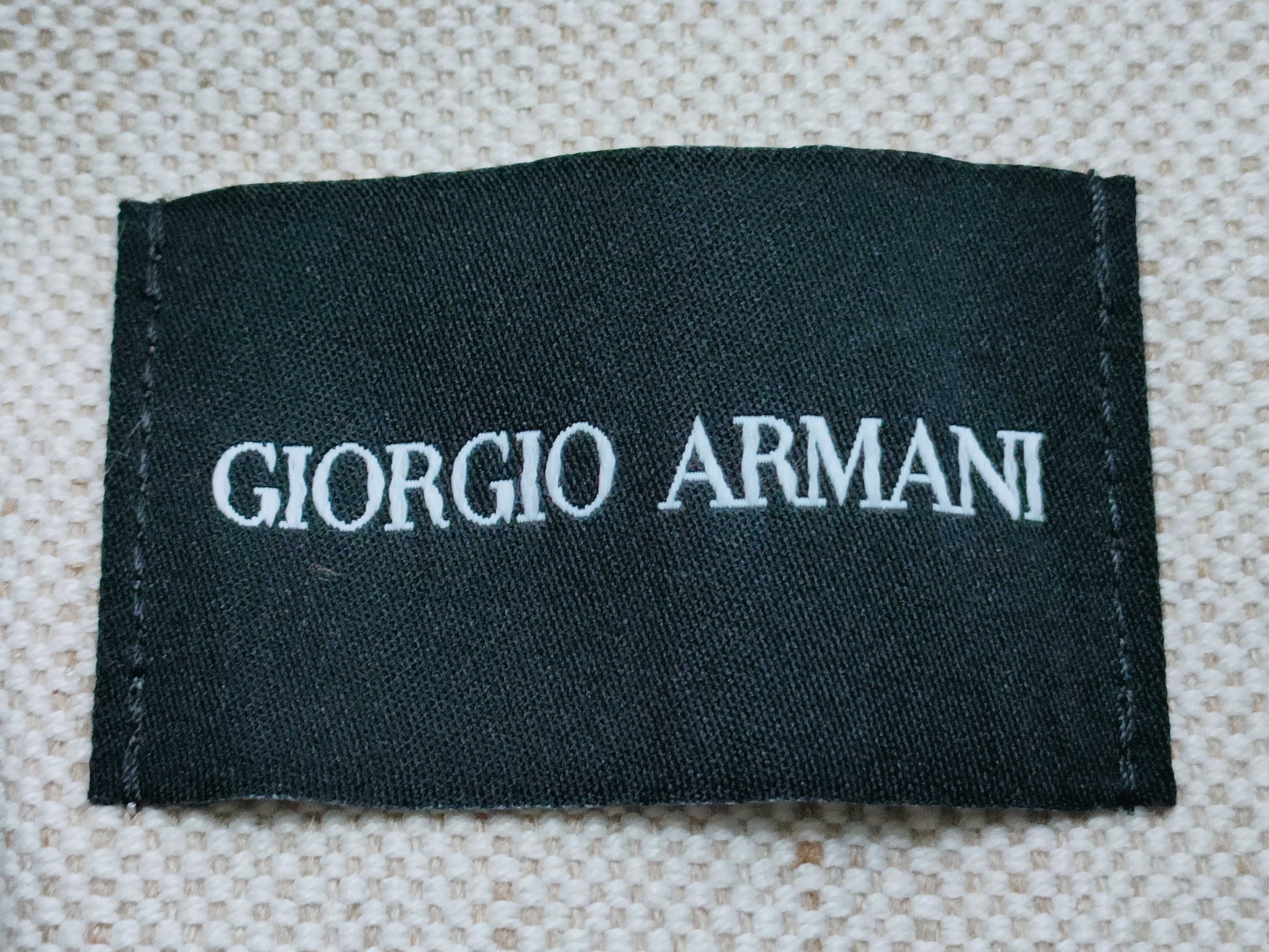 ARMANI Canvas Tote/Hand 2-Piece Tote Bag