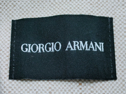 ARMANI Canvas Tote/Hand 2-Piece Tote Bag