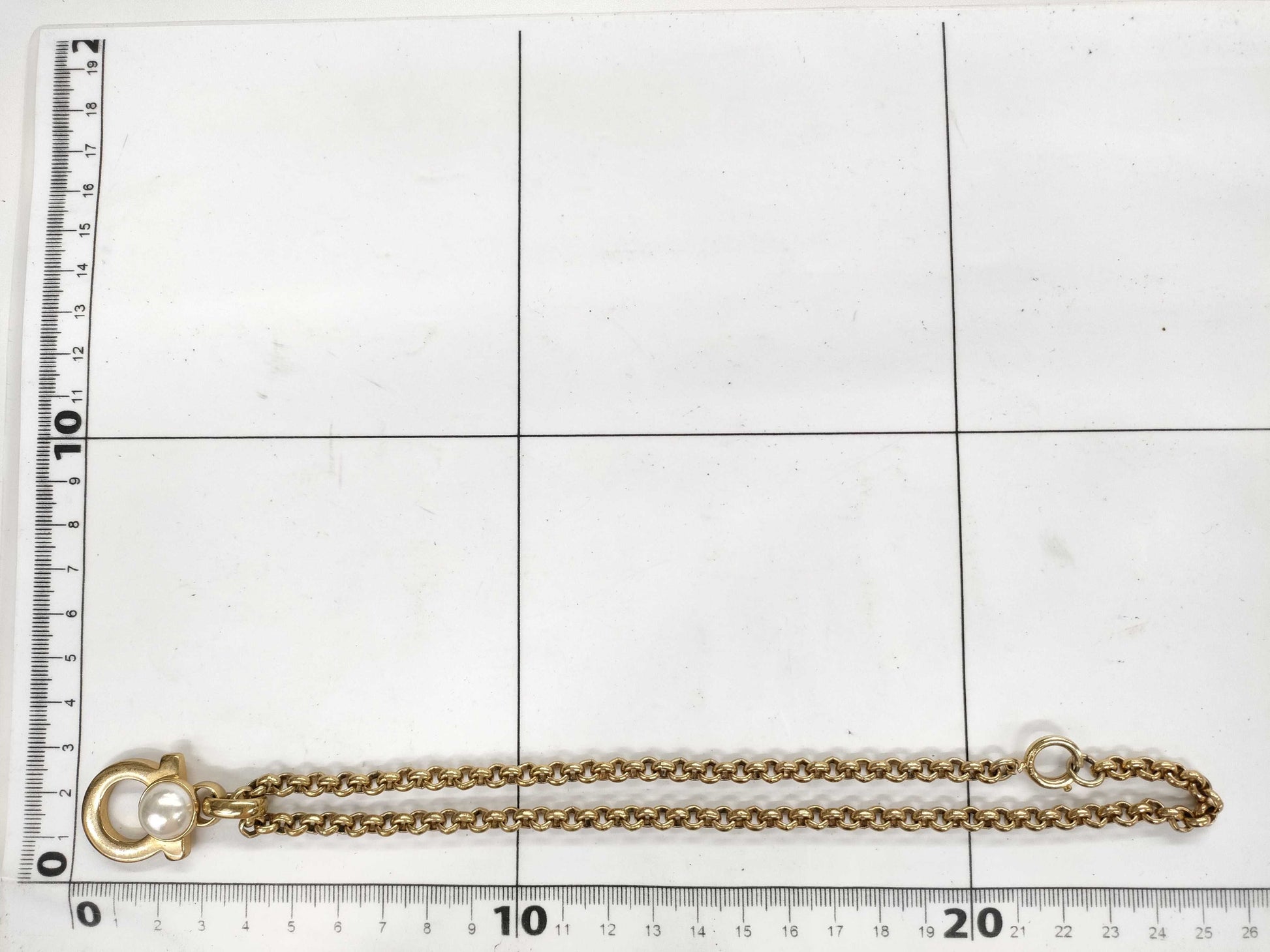 Salvatore Ferragamo Gancini Pearl Necklace