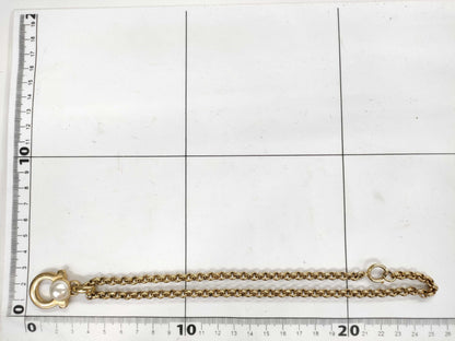 Salvatore Ferragamo Gancini Pearl Necklace