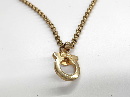 Salvatore Ferragamo Gancini Pearl Necklace