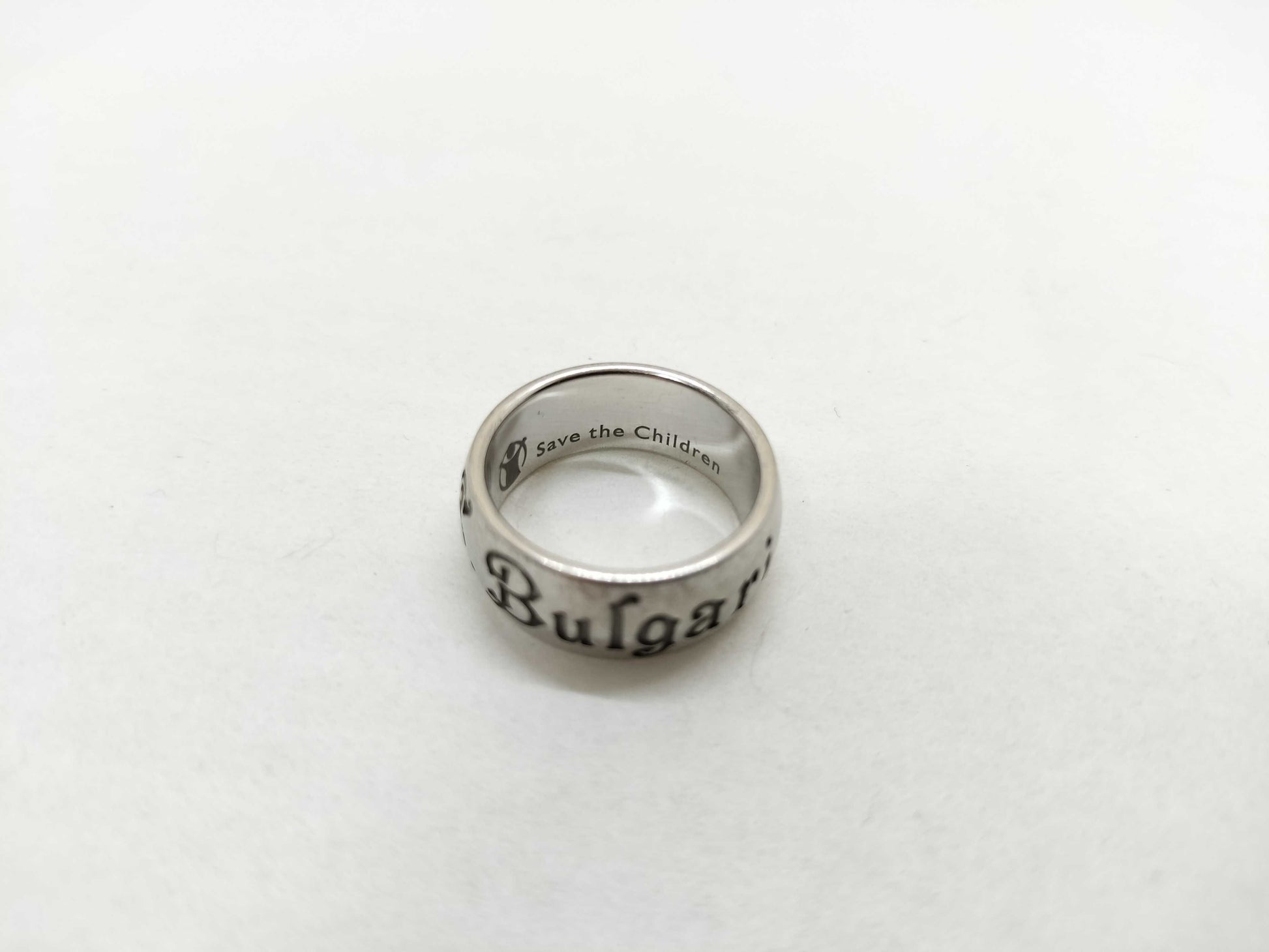 BVLGARI SV925 Save the Children Ring 8.0g
