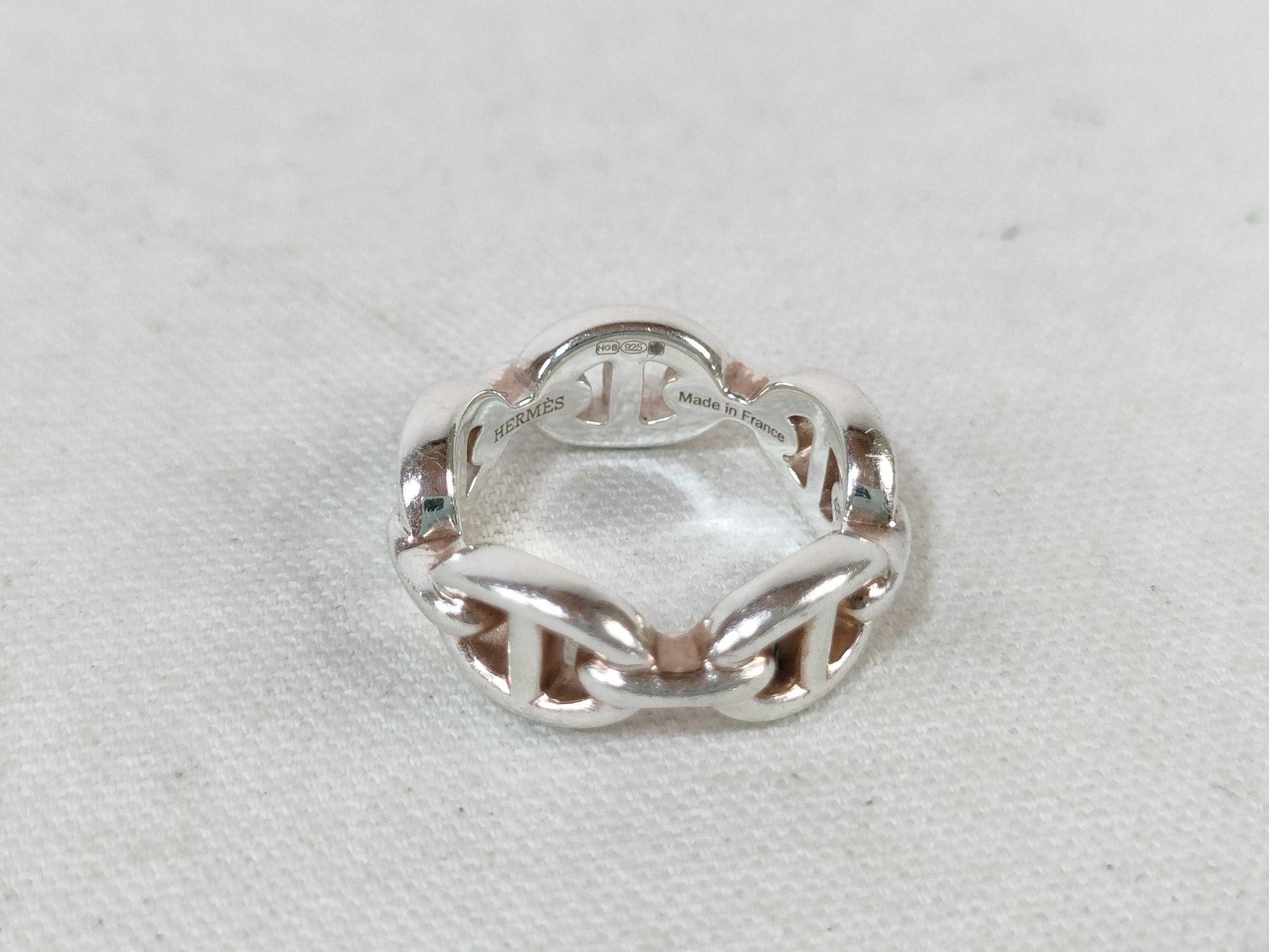 HERMES Chaine d'Ancre/Anchaine/48 5.6g Ring