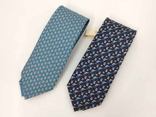 HERMES 2 ties and other accessories