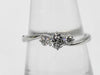 ROYAL ASSCHER D0.22ct FD0.10ct Pt950 3.1g Ring 