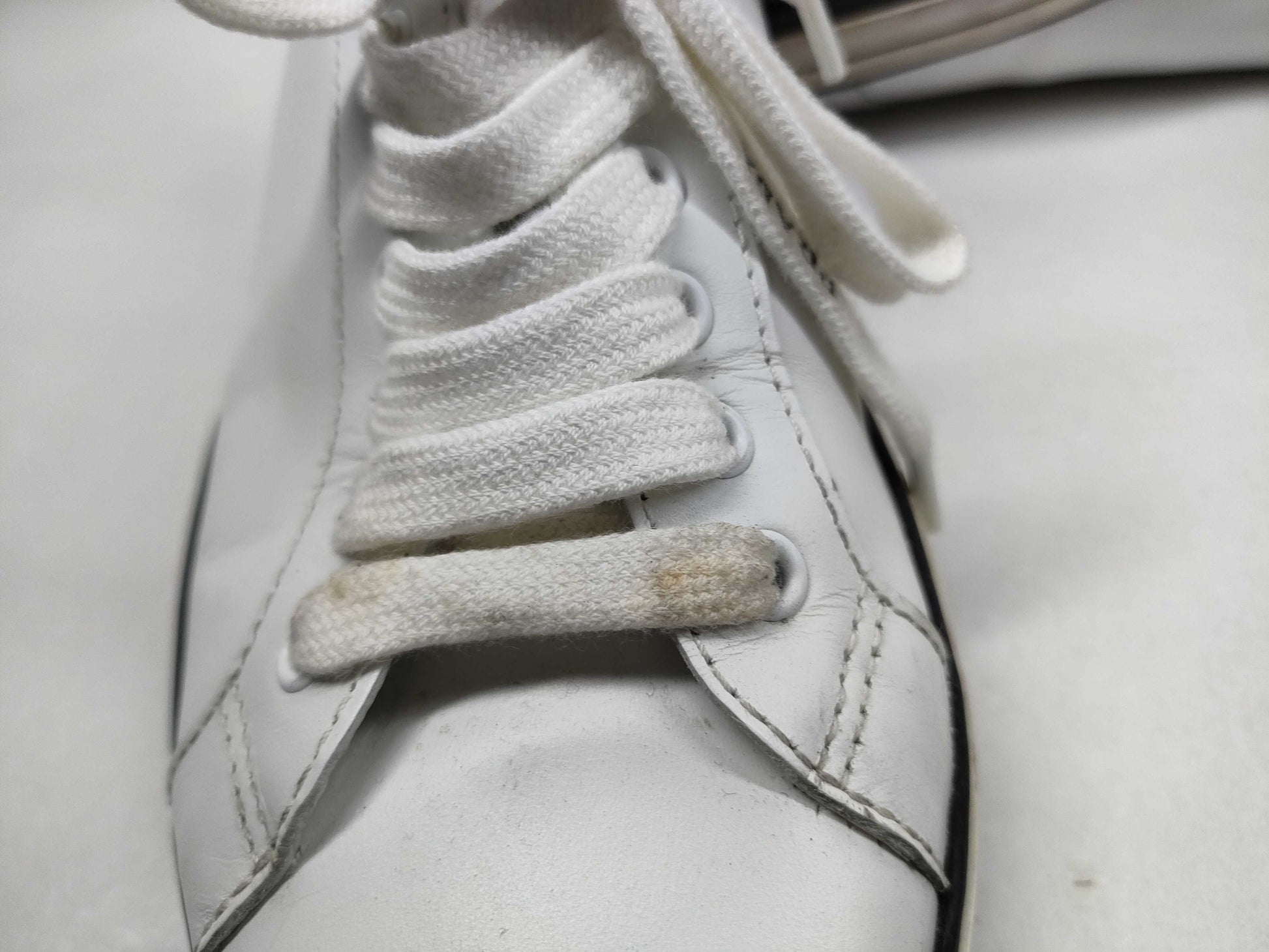 PRADA Men's Leather Logo Sneakers