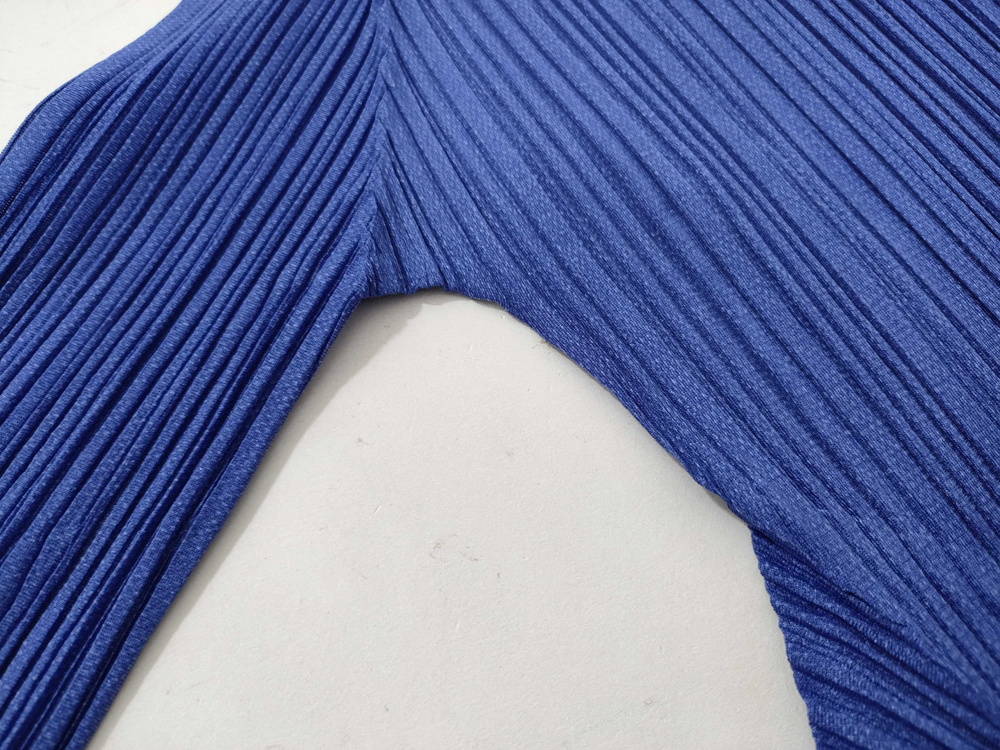 PLEATS PLEASE Pleats Please Top Blue 3/4 Sleeve Top