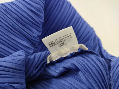 PLEATS PLEASE Pleats Please Top Blue 3/4 Sleeve Top