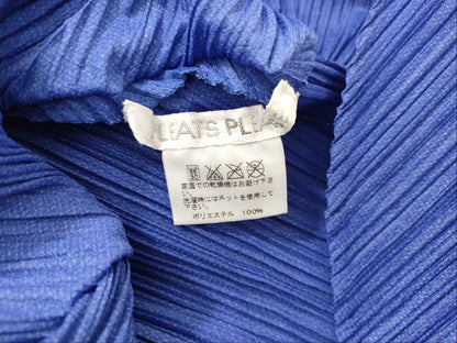 PLEATS PLEASE Pleats Please Top Blue 3/4 Sleeve Top