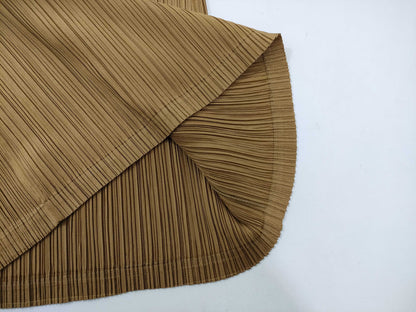 PLEATS PLEASE Brown Sleeveless Dress