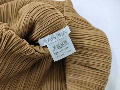 PLEATS PLEASE Brown Sleeveless Dress