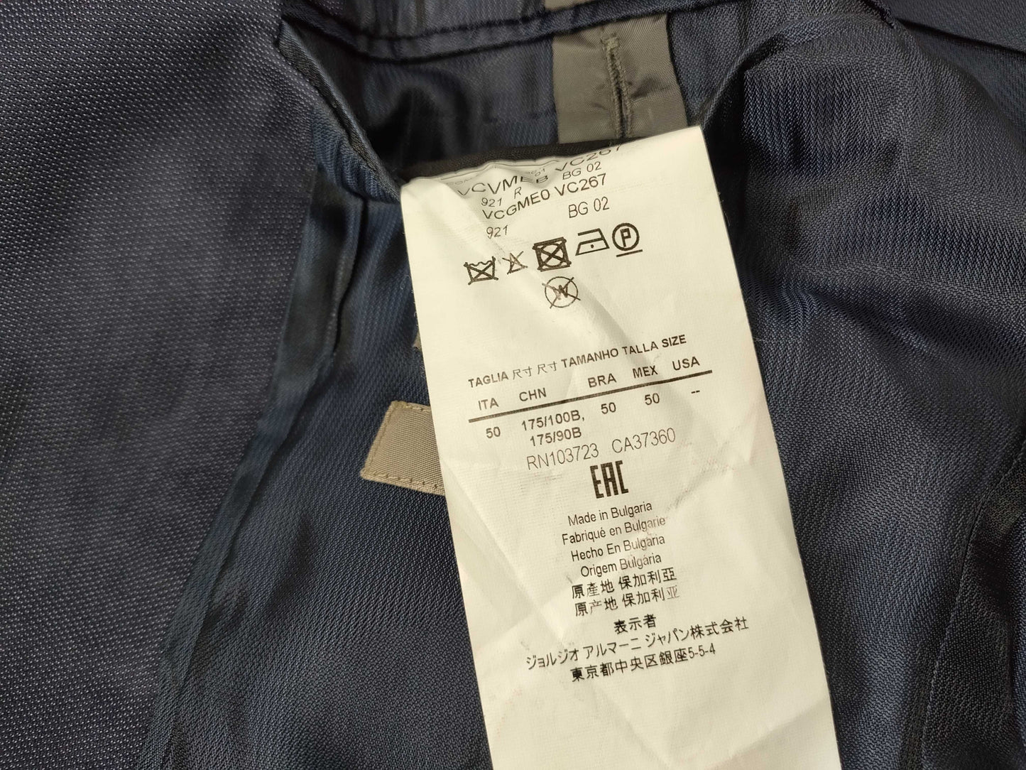 ARMANI COLLEZIONI Armani/Set-up/Suit/Name Embroidery Other Apparel