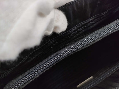 PRADA Nylon Tessuto City Black Handbag