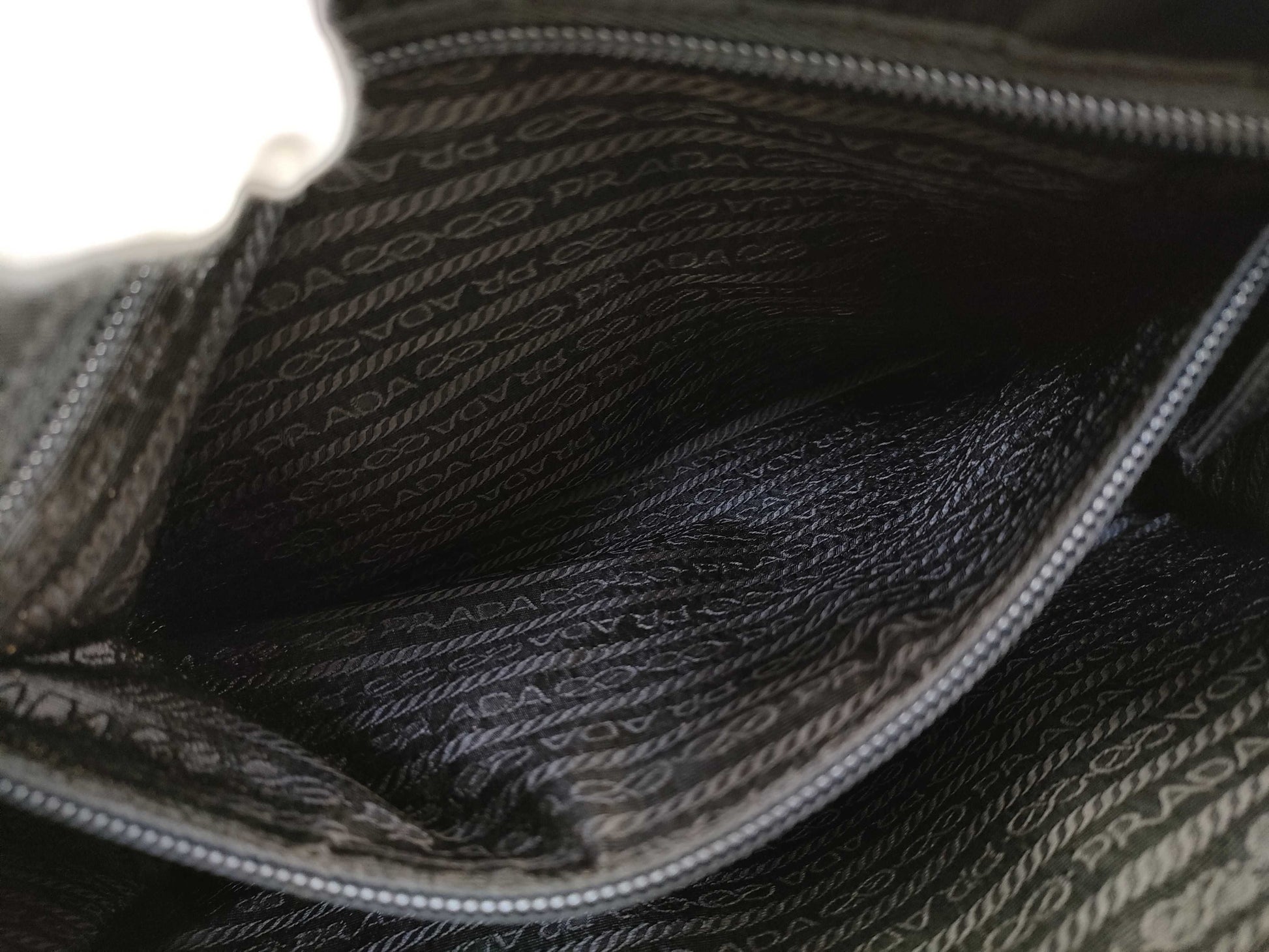 PRADA Nylon Tessuto City Black Handbag