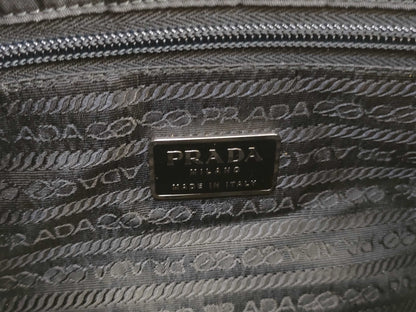 PRADA Nylon Tessuto City Black Handbag