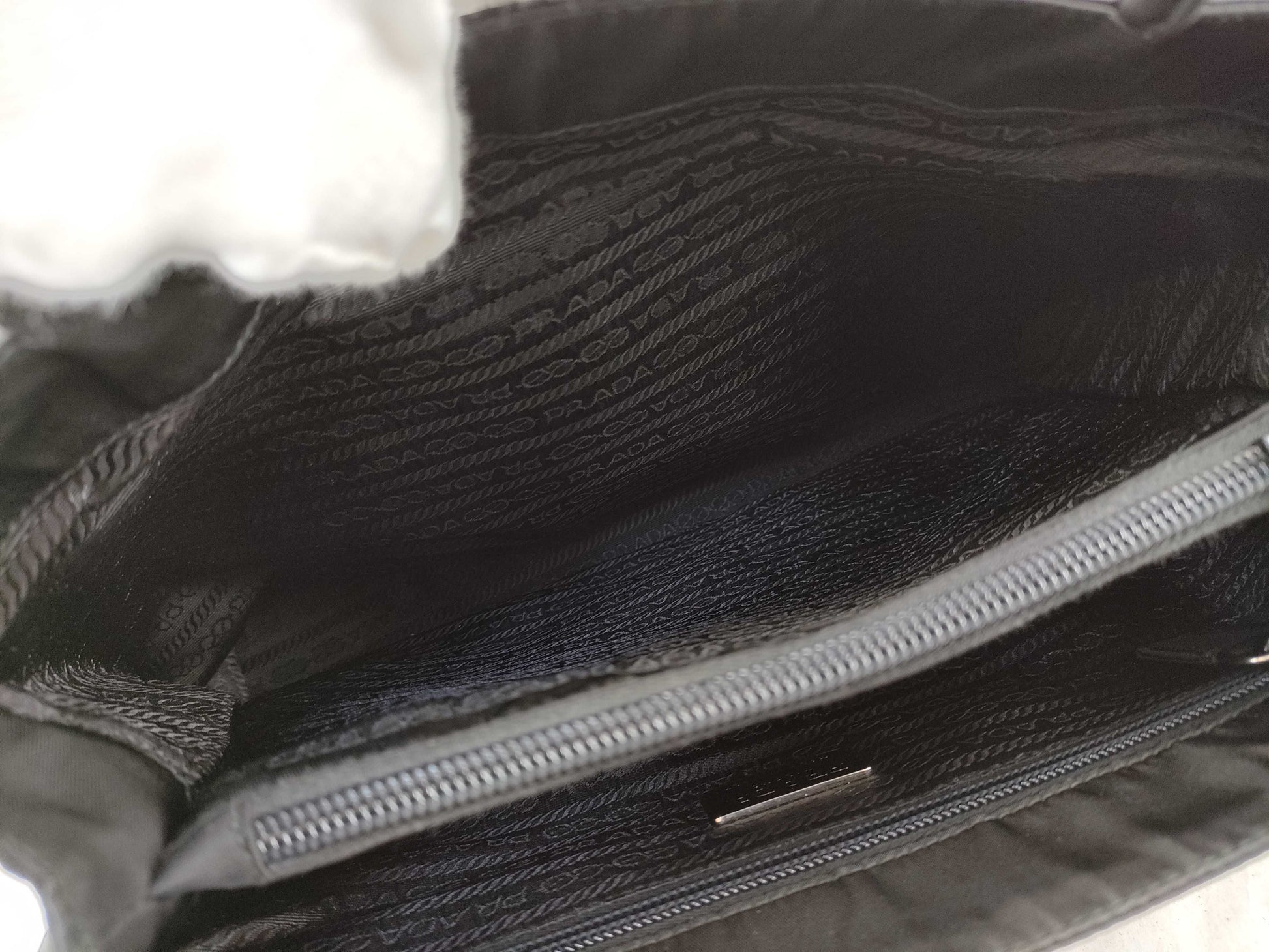 PRADA Nylon Tessuto City Black Handbag