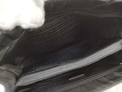 PRADA Nylon Tessuto City Black Handbag