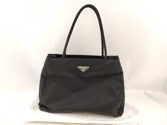 PRADA Nylon Tessuto City Black Handbag