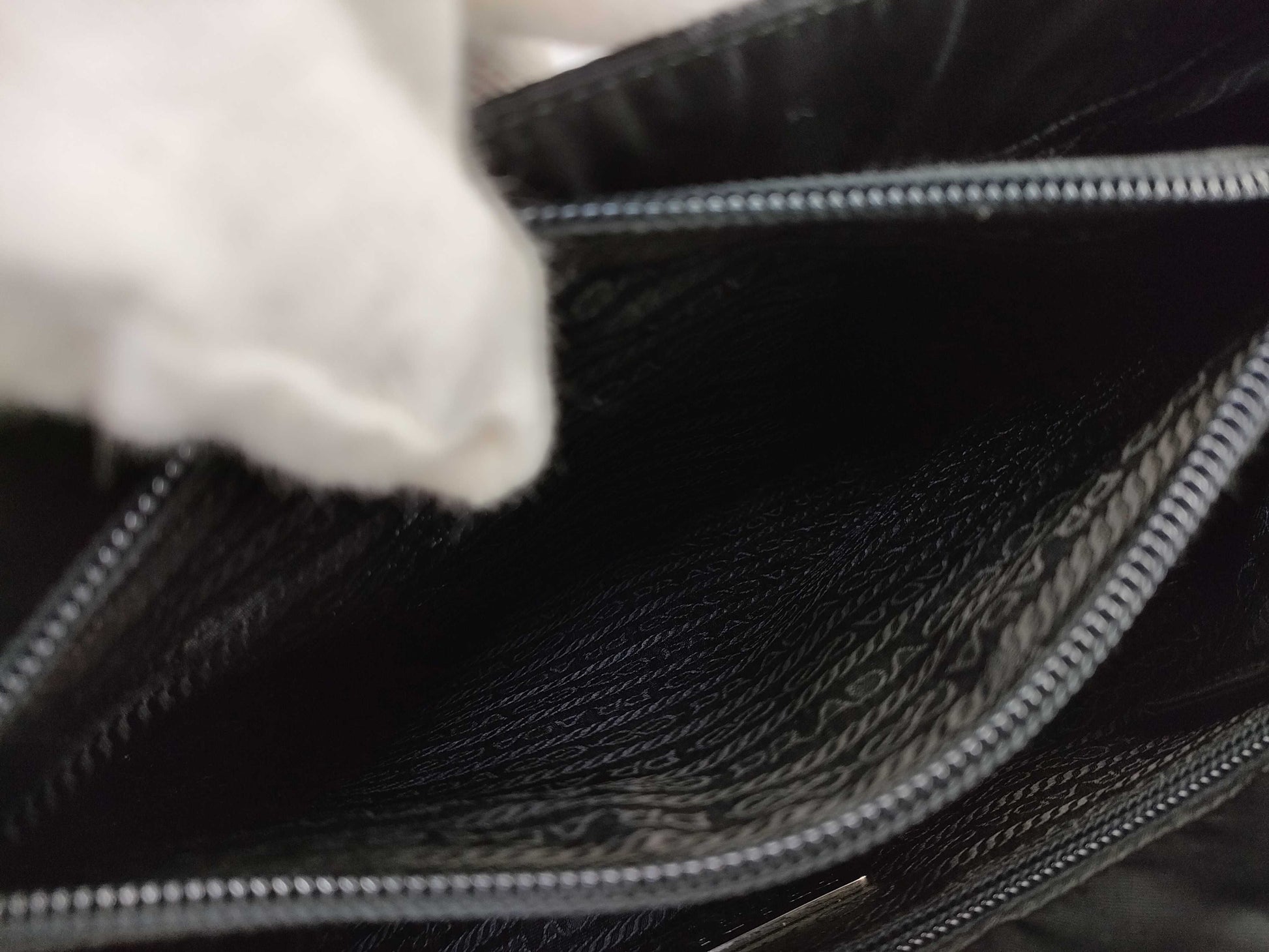 PRADA Nylon Tessuto City Black Handbag