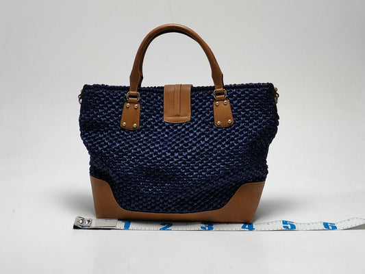 GUCCI Jackie Straw Tote Bag