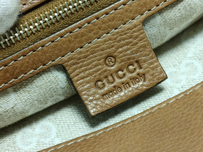 GUCCI Jackie Straw Tote Bag
