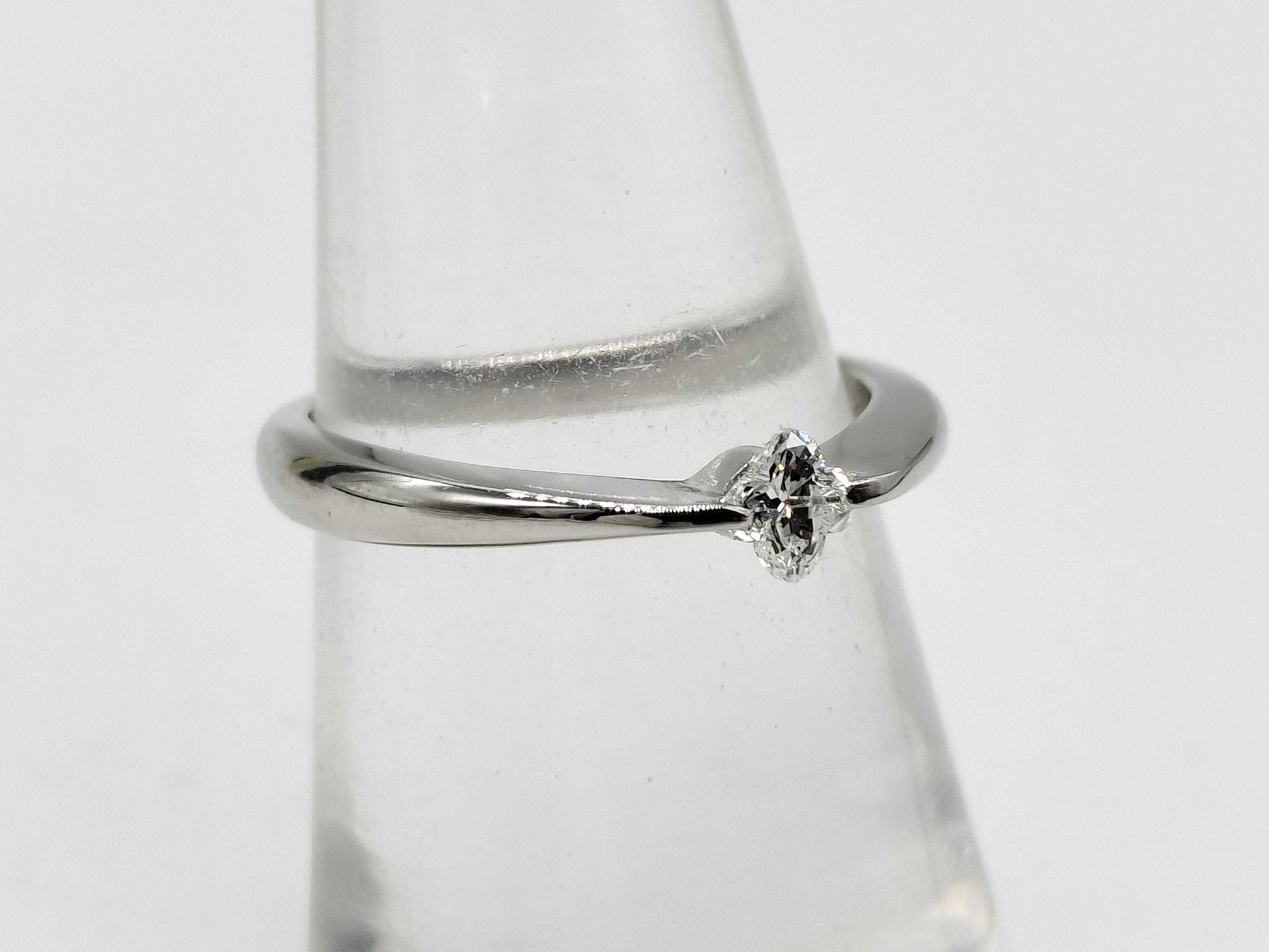D0.208ct Pt900 3.6g Ring 
