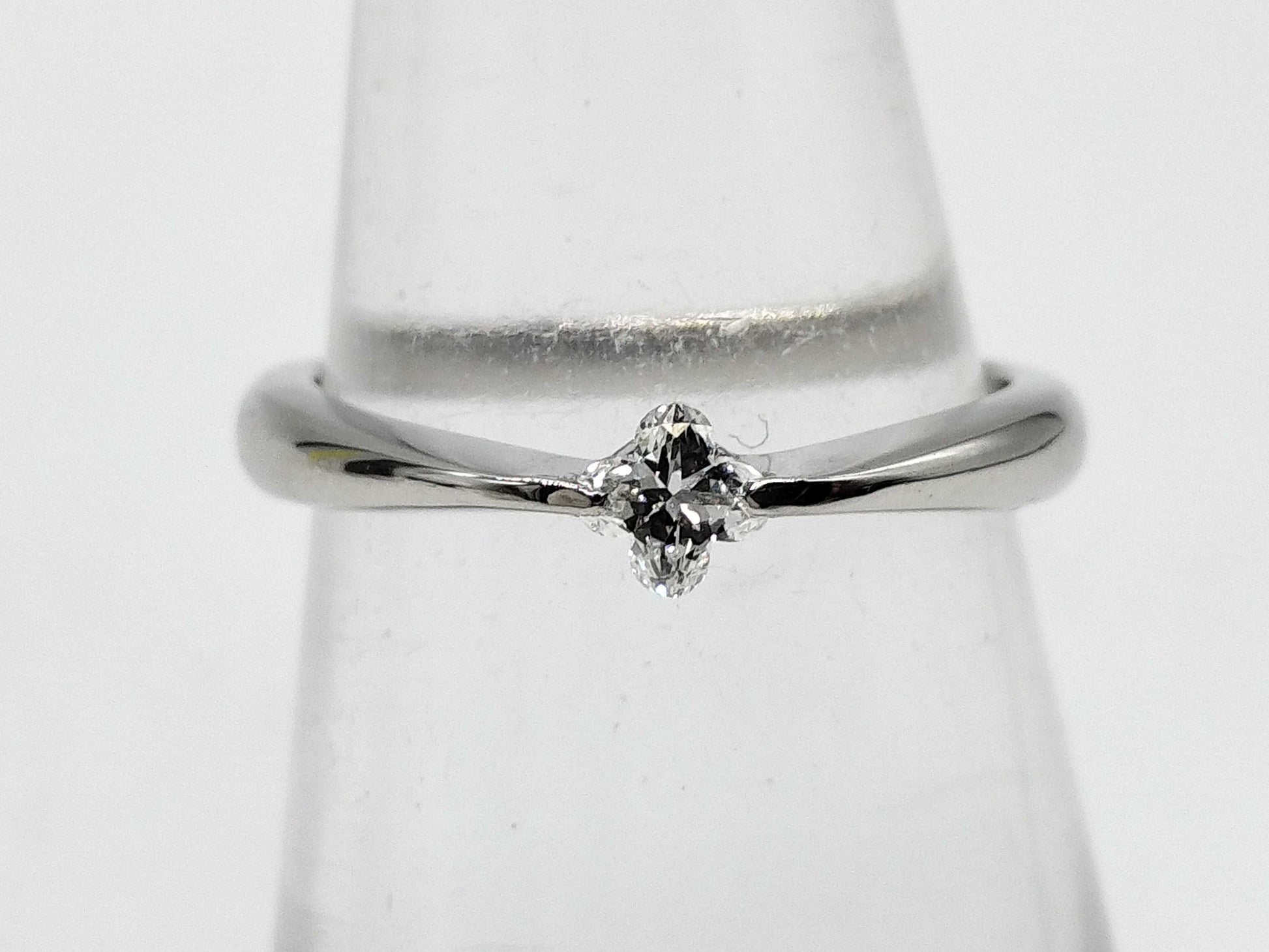 D0.208ct Pt900 3.6g Ring 
