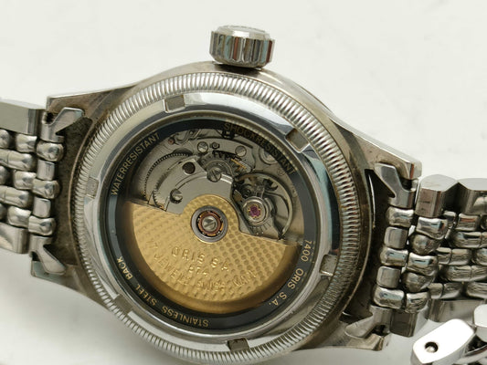 Oris Pointer Date Women's Watch with See-Through Back