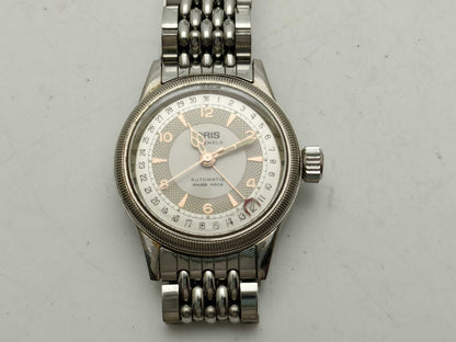 Oris Pointer Date Women's Watch with See-Through Back