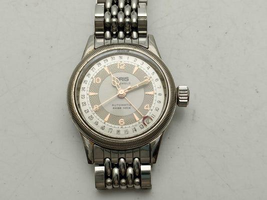 Oris Pointer Date Women's Watch with See-Through Back