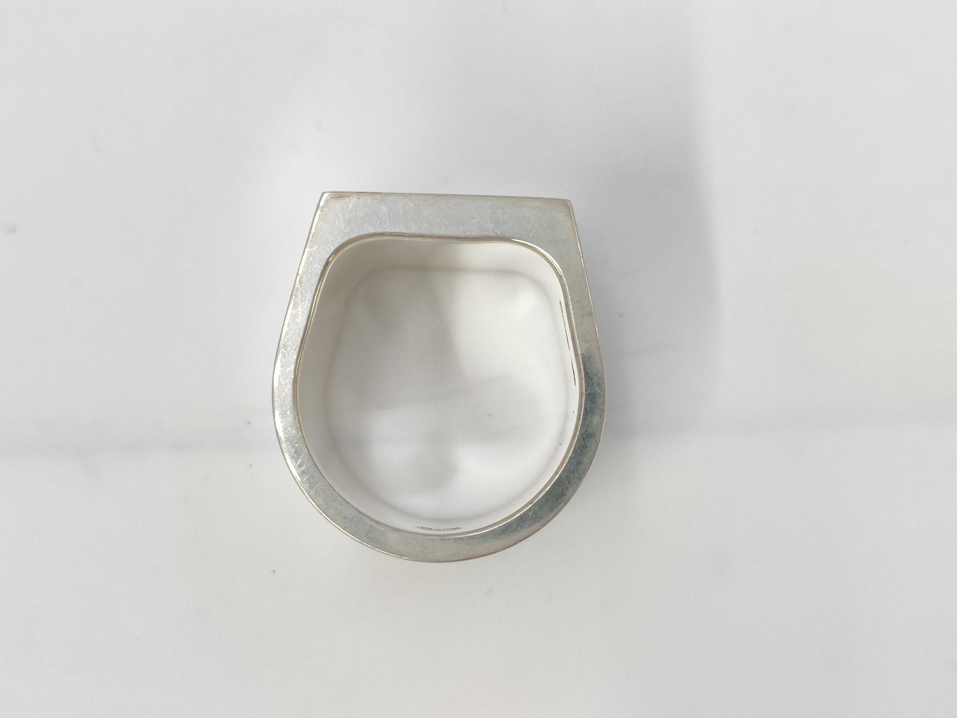 GUCCI SV925 Stamp Ring