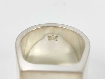 GUCCI SV925 Stamp Ring