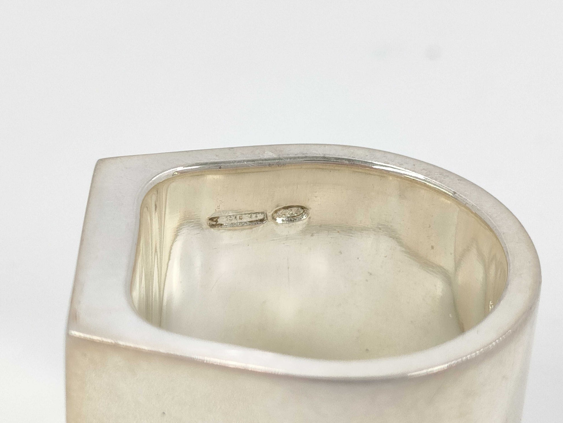 GUCCI SV925 Stamp Ring