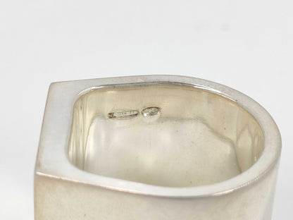 GUCCI SV925 Stamp Ring