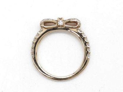 Ponte Vecchio D 0.30ct K18PG 2.0g Ring 
