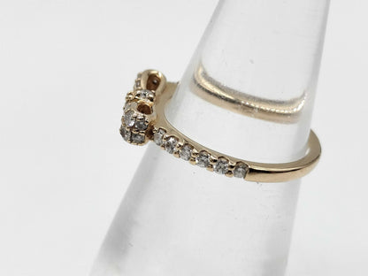 Ponte Vecchio D 0.30ct K18PG 2.0g Ring 