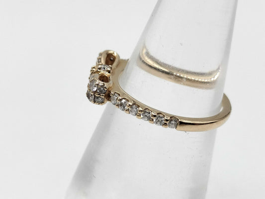 Ponte Vecchio D 0.30ct K18PG 2.0g Ring 