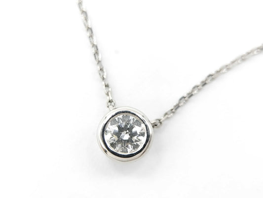Vendome Aoyama D0.257ct PT950/850 2.4g Necklace 