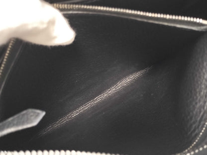 HERMES Trim 31 □B Taurillon Silver Hardware Tote Bag