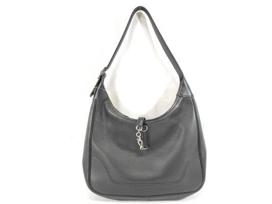 HERMES Trim 31 □B Taurillon Silver Hardware Tote Bag