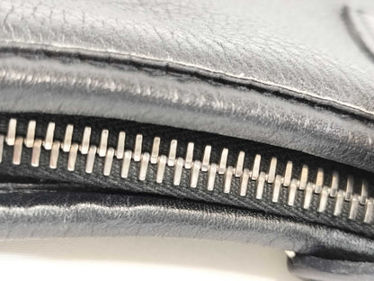 HERMES Trim 31 □B Taurillon Silver Hardware Tote Bag
