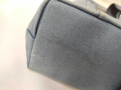HERMES Troca Troca Horizontal MM Canvas Blue Tote Bag