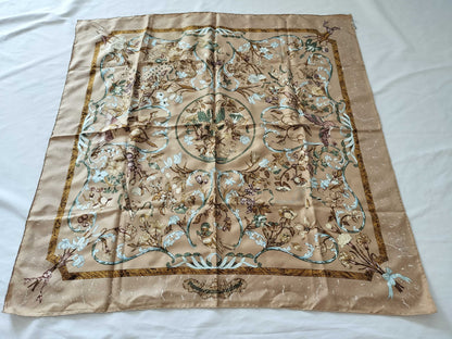 HERMES Carré 90 Scarf with Eastern Stones and Western Stonework