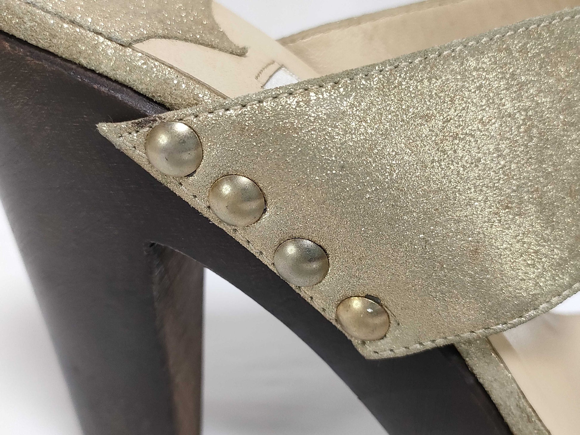 JIMMY CHOO glitter sandals