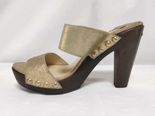 JIMMY CHOO glitter sandals