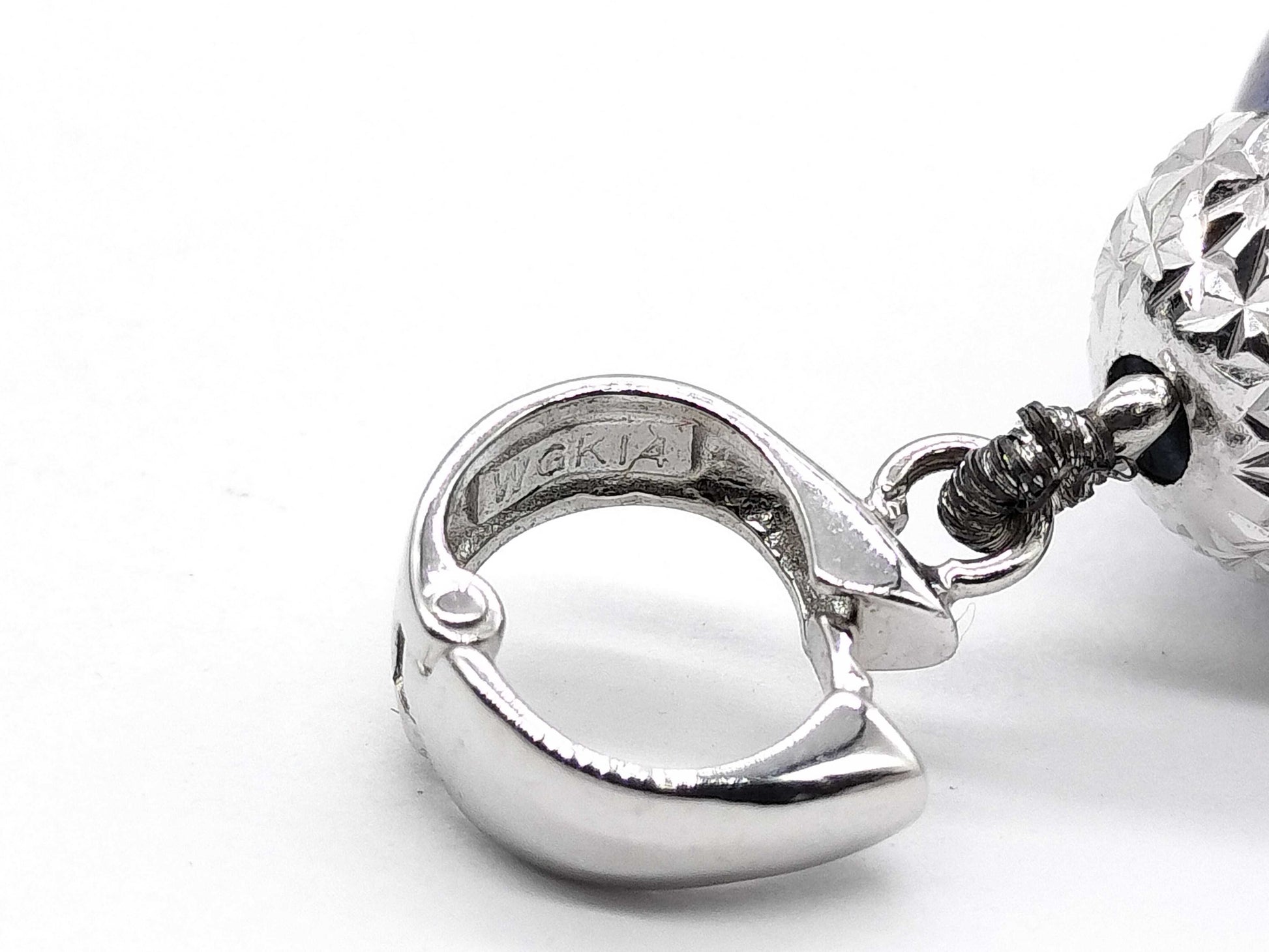 Black South Sea Pearl Necklace, Diameter: Approx. 9.7mm-12.2mm, 14K White Gold, 62.7g 