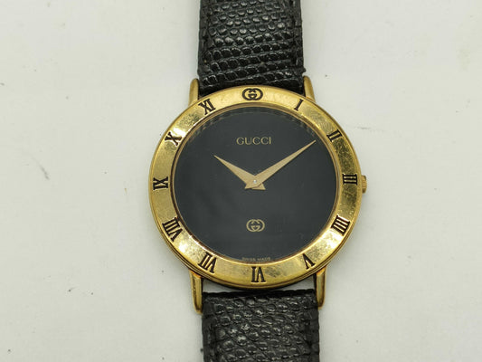 GUCCI 3100J Boys' Watch with Aftermarket Strap, Unused