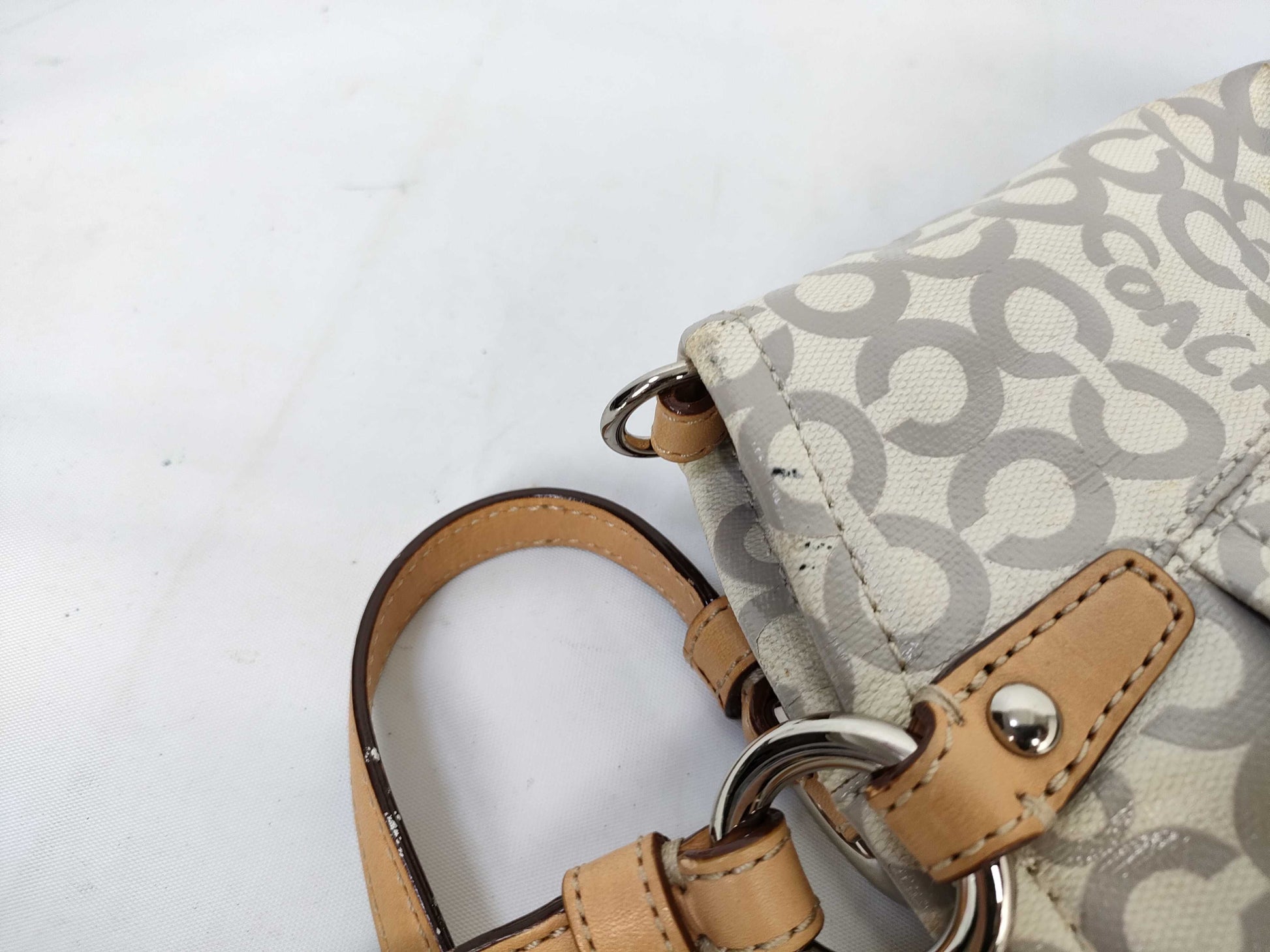 COACH Signature Leather/Op Art 4-Piece Tote Bag