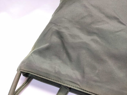 PRADA Nylon Khaki Tote Bag/Shoulder Bag 