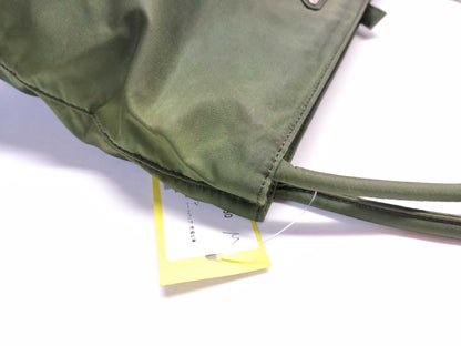PRADA Nylon Khaki Tote Bag/Shoulder Bag 